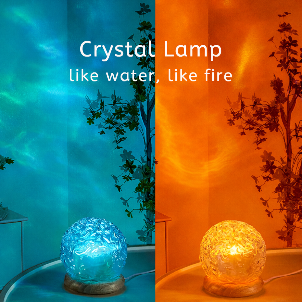 AquaGlow Ripple Lamp