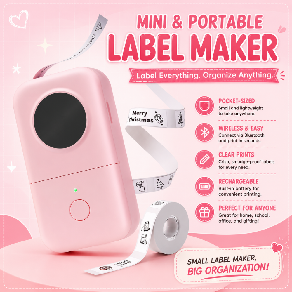 LabelMate Mini Thermal Label Printer