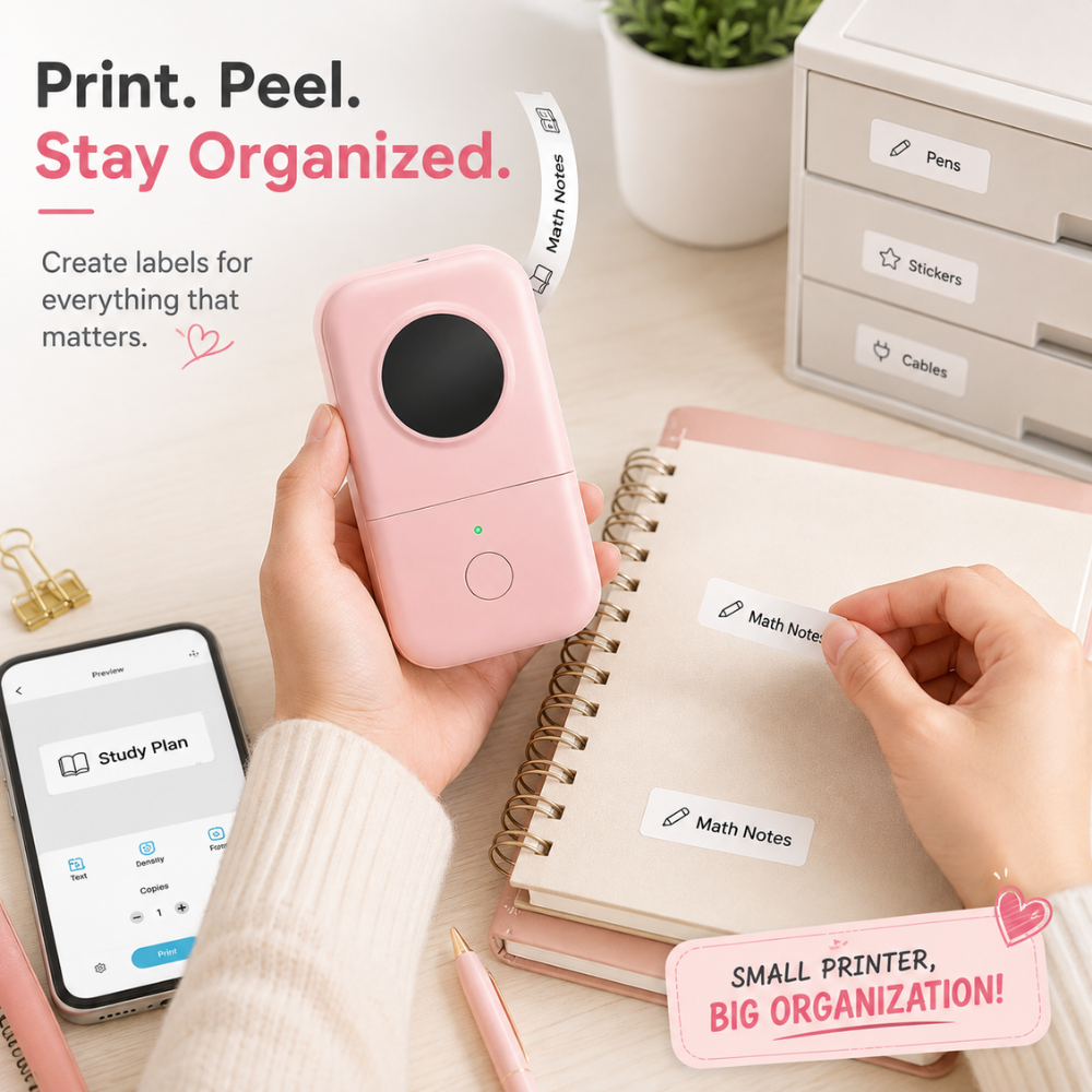 LabelMate Mini Thermal Label Printer