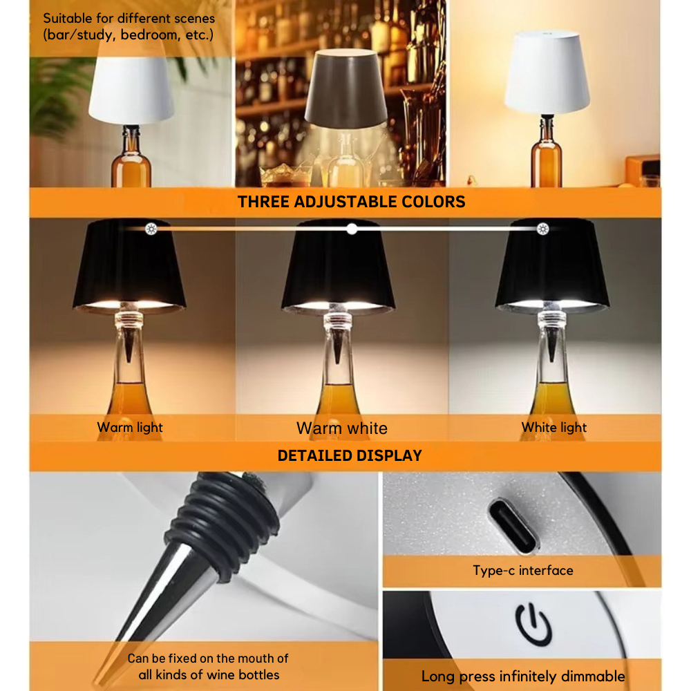 GlowCork Touch Lamp