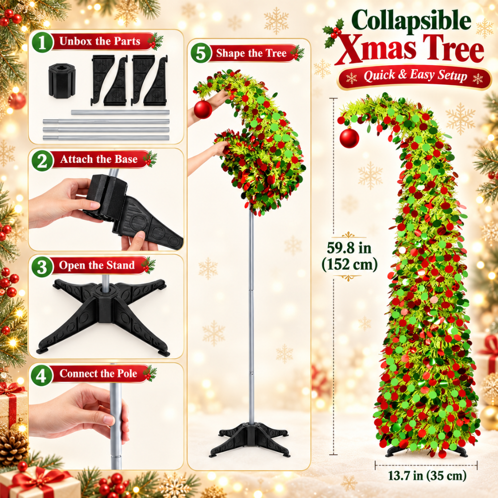 SlimGlow Pop-Up Christmas Tree