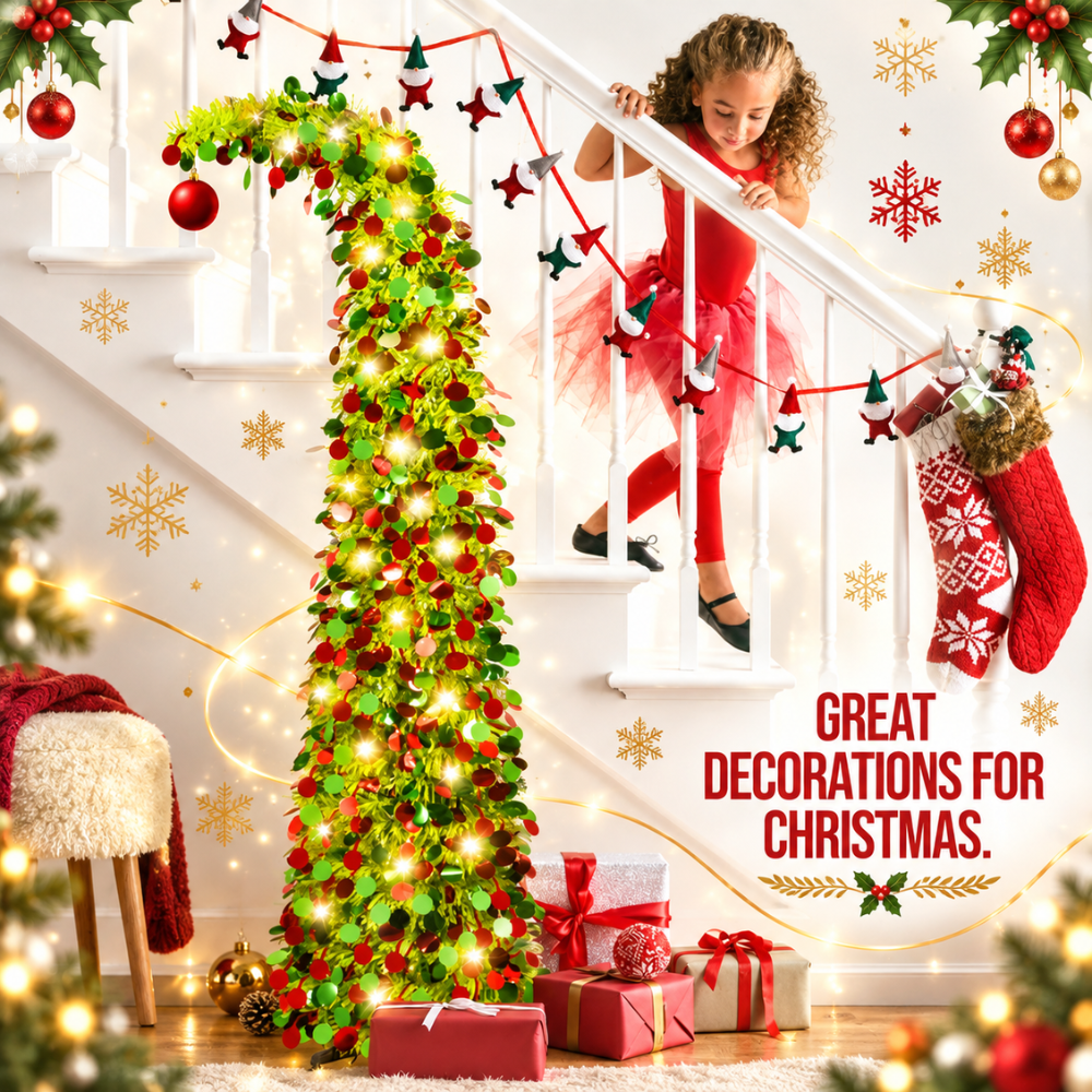 SlimGlow Pop-Up Christmas Tree