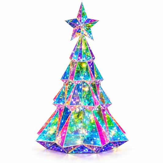 CrystalGlow Christmas Tree Decoration