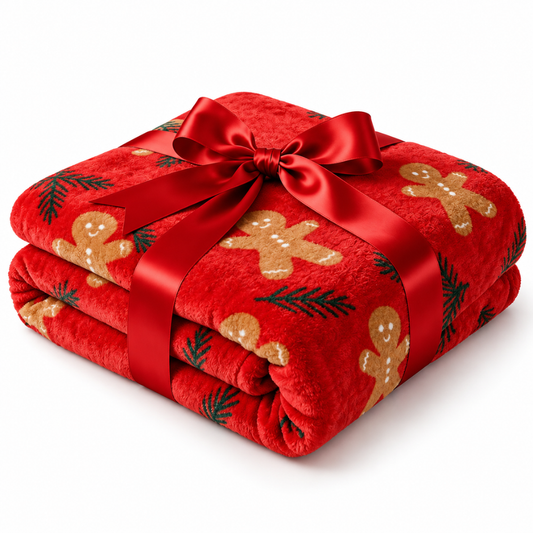 CozyGinger Christmas Fleece Blanket