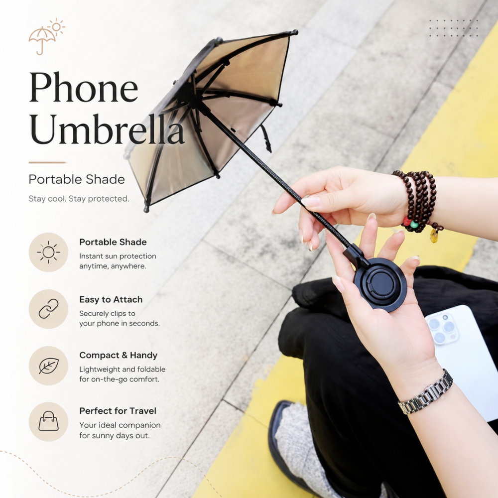 ShadeSnap Phone Umbrella