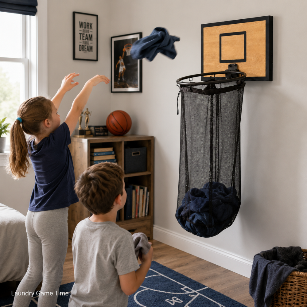 HoopHamper Basketball Laundry