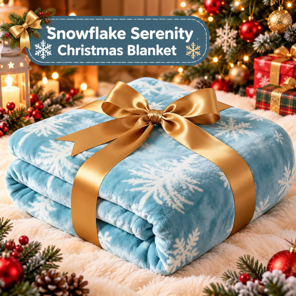 CozyGinger Christmas Fleece Blanket