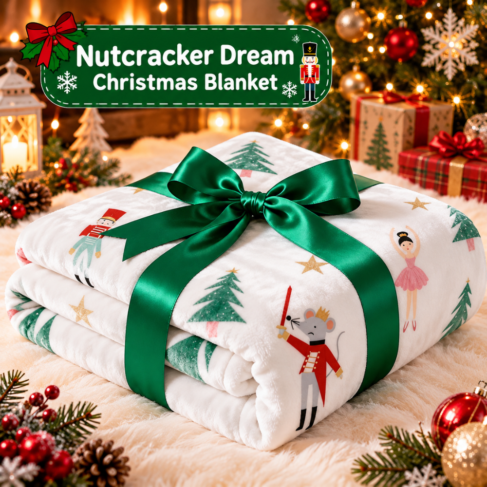 CozyGinger Christmas Fleece Blanket