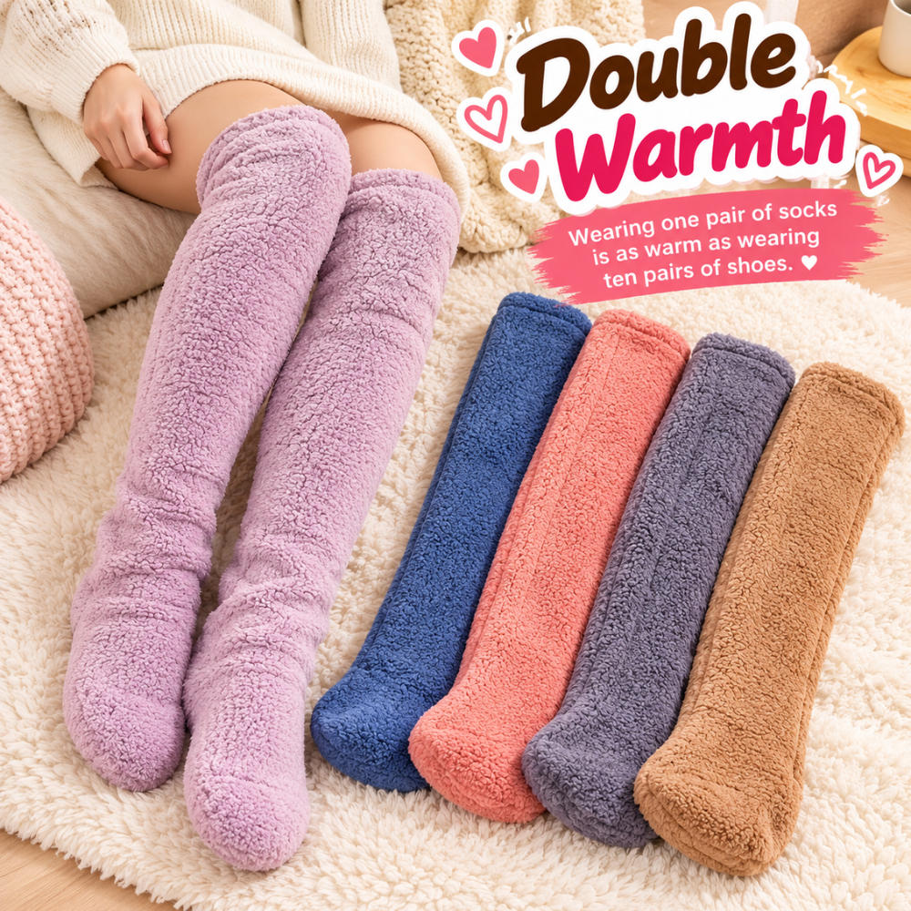 CozyCloud Fleece Thermal Leg Warmers