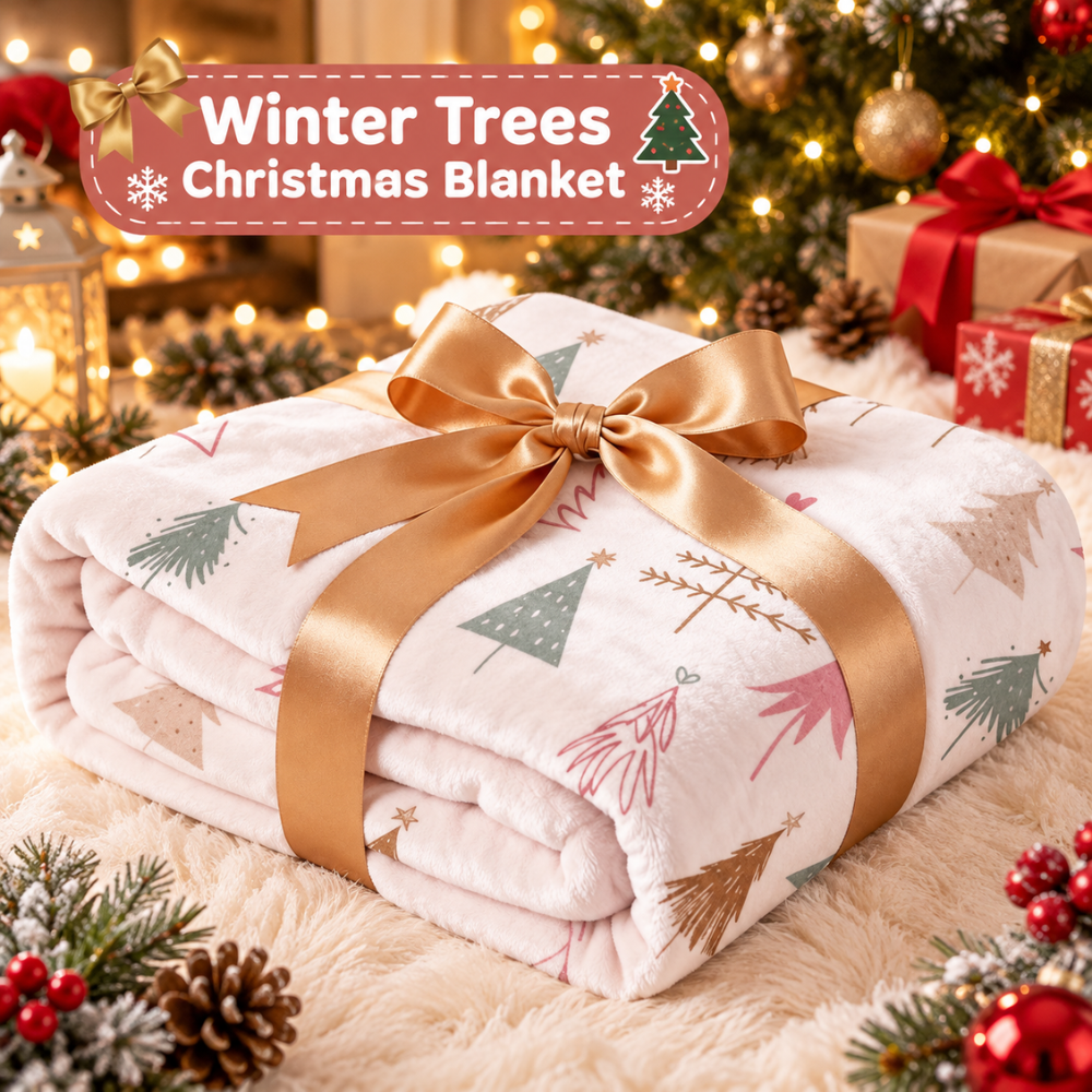 CozyGinger Christmas Fleece Blanket
