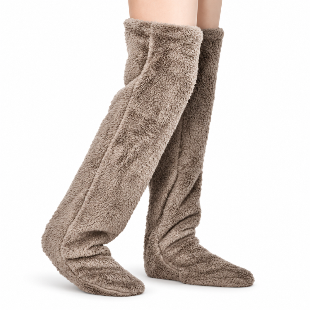CozyCloud Fleece Thermal Leg Warmers