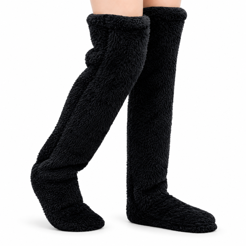 CozyCloud Fleece Thermal Leg Warmers