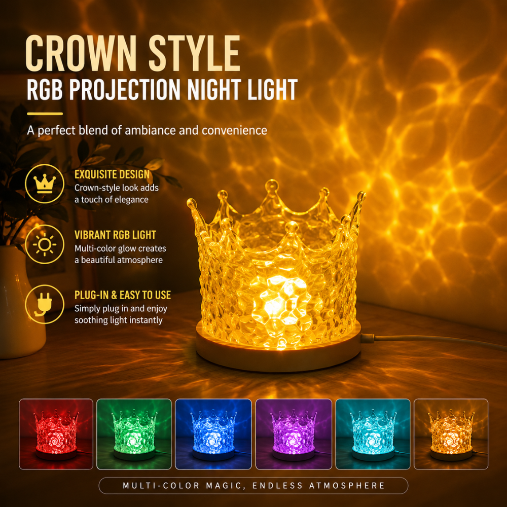 CrownGlow RGB Night Light