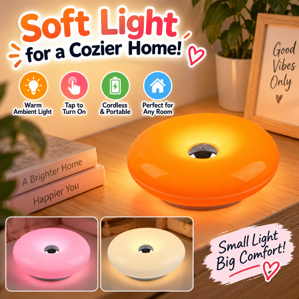 DonutGlow Touch Bedside Lamp