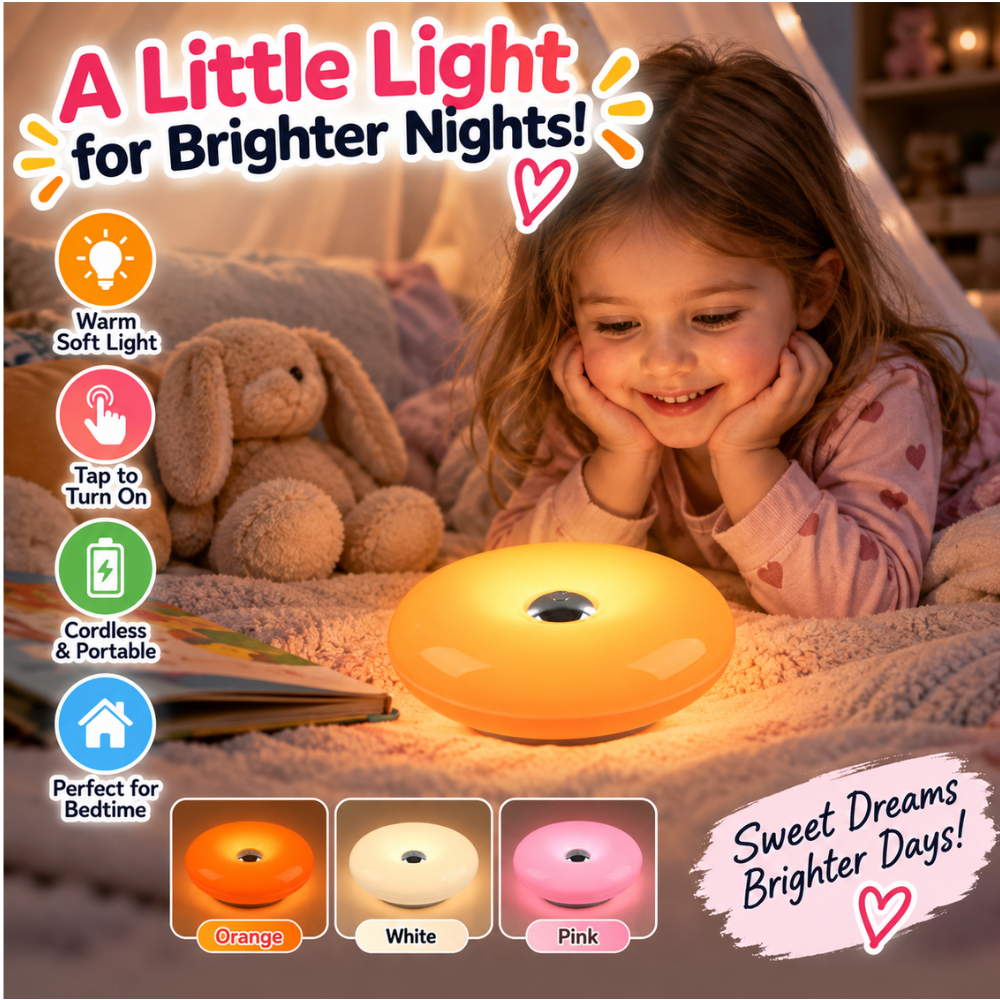 DonutGlow Touch Bedside Lamp
